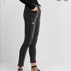Express mid rise ankle jegging